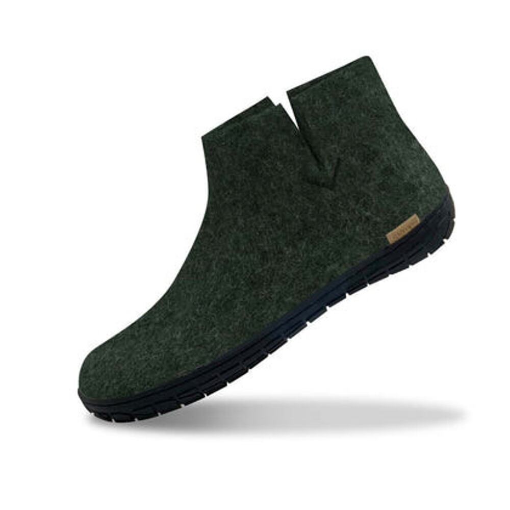Forest Boot With Natural Rubber Sole - 44 - Black